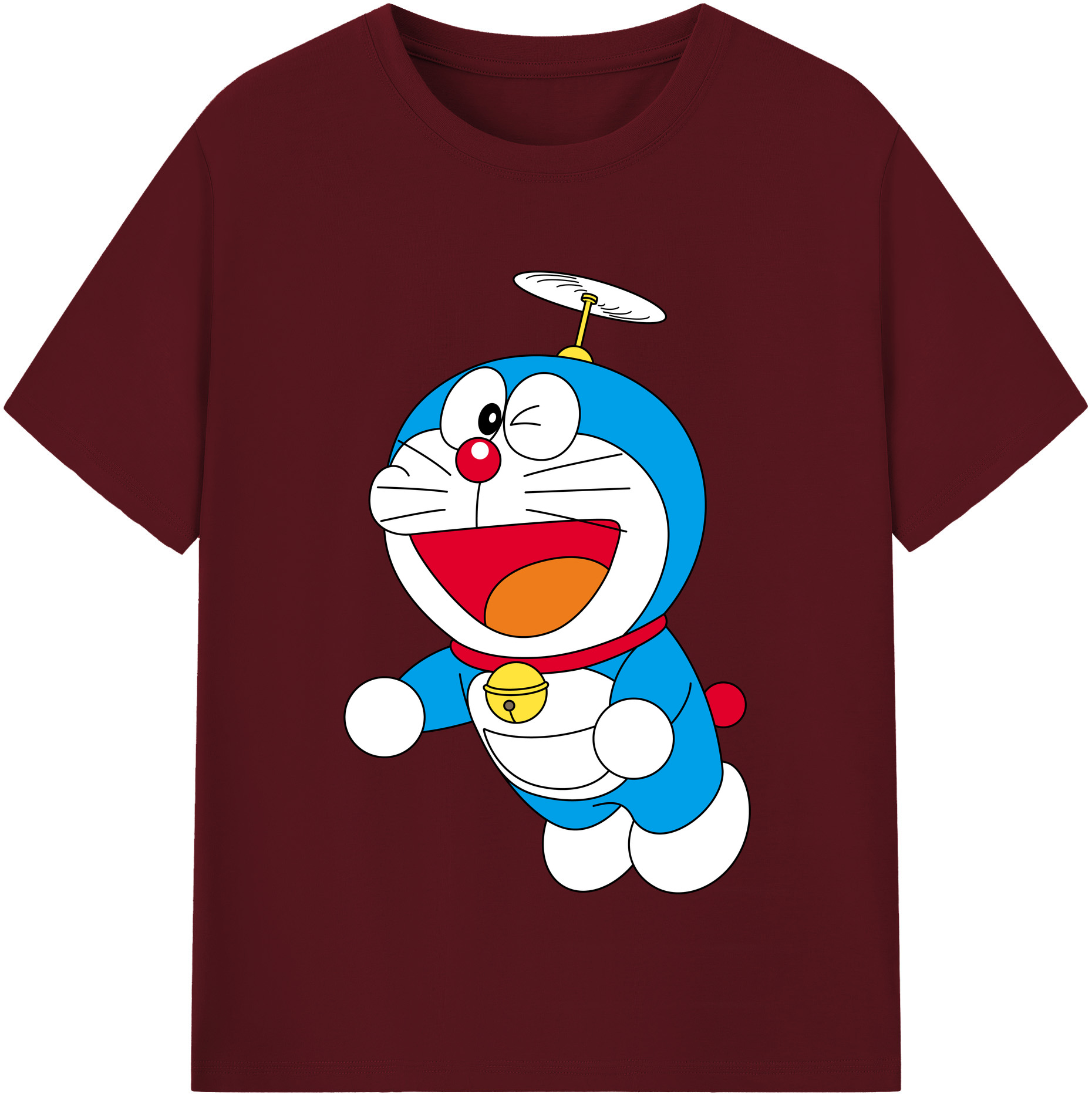 （画像用） ドラえもん Doraemon 綿100％半袖Tシャツ（フロントプリント）